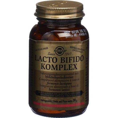 Solgar Lacto Bifido Komplex Kapseln Flasche 60 Stück buy online