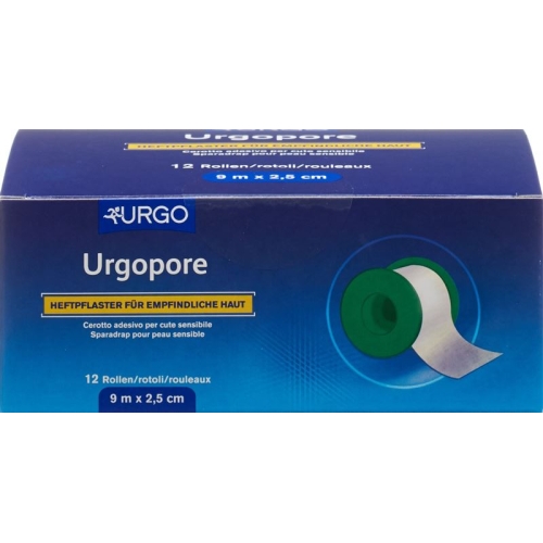 Urgopore Rollenpfl 9mx2.50cm Vlies Emp Haut 12 Stück buy online