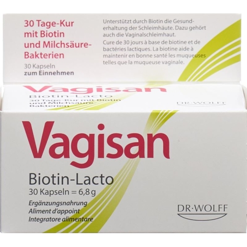 Vagisan biotin-lacto Cape 30 pcs buy online