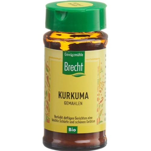 Brecht Kurkuma Gemahlen Bio Glas 35g buy online