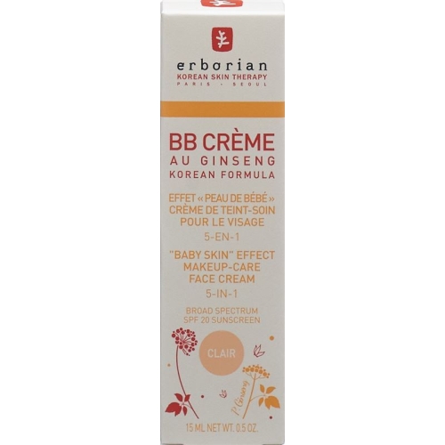 Erborian Korean Ther BB Creme Clair 15ml buy online