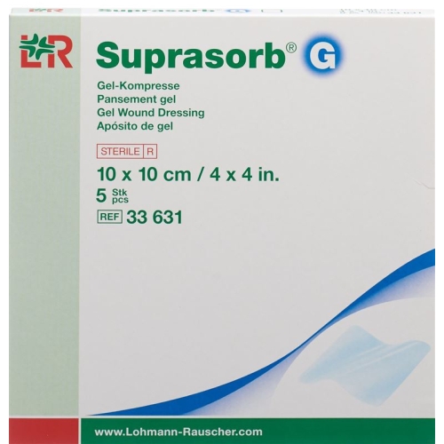 Suprasorb G gel compress 10x10cm 5 pcs buy online