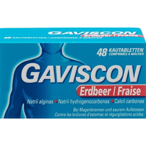 Gaviscon Kautabl strawberry 48 pcs buy online