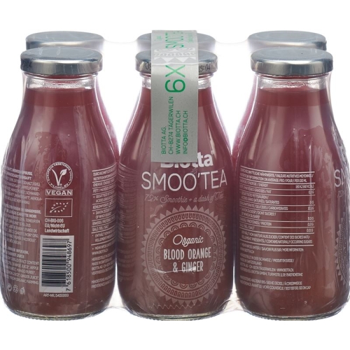 Biotta SmooTea blood orange ginger lt 6 x 00:25 buy online