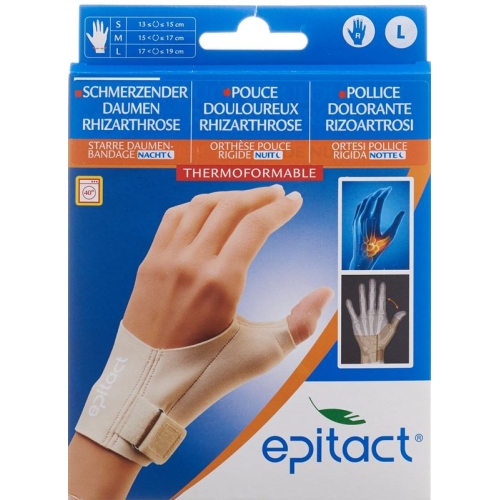 Epitact rigid thumb bandage NIGHT L 17-19cm right buy online