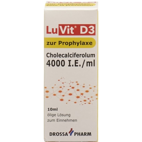 LUVIT D3 Cholecalciferolum oily solution 4000 IU / ml for the prophylaxis Fl 10 ml buy online