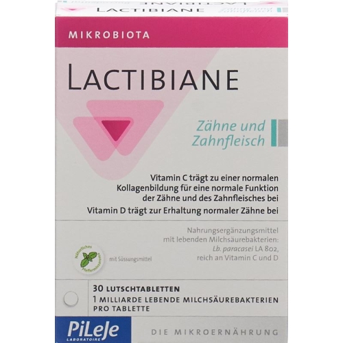 LACTIBIANE teeth and gums Lutschtabl 30 pcs buy online