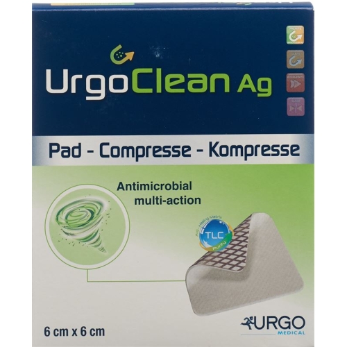 Urgoclean Ag Hydro Polyacryl 6x6cm Haft 10 Stück buy online