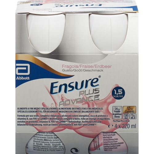 Ensure Plus Advance strawberry 4 x 220 ml buy online