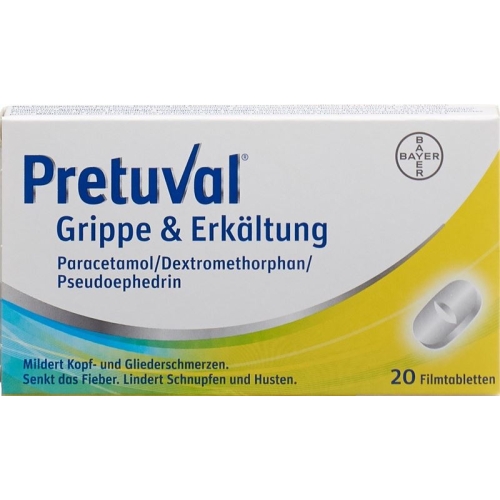 Pretuval flu and cold Filmtabl 20 pcs buy online