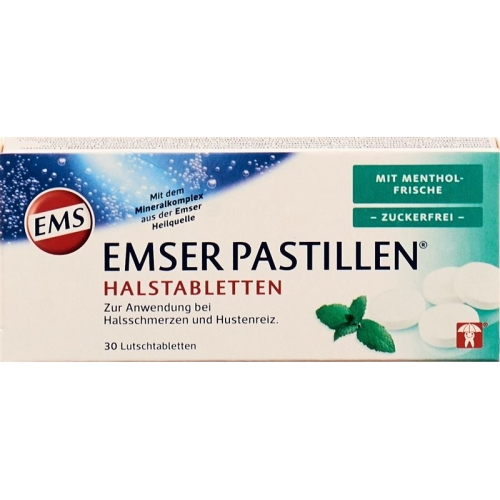 Emser sugar-free with menthol 30 pastilles buy online