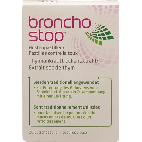 Bronchostop DUO cough drops 20 pc buy online