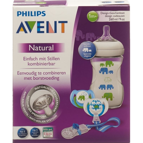 Avent Philips elephant gift set green / blue buy online