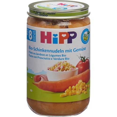 Hipp organic ham noodles with vegetables 8 months (new) 220 g buy online