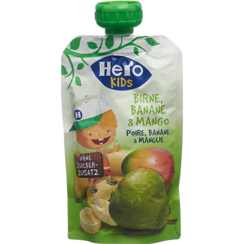 Hero Kids Smoothie pear banana Mango Btl 120 g buy online