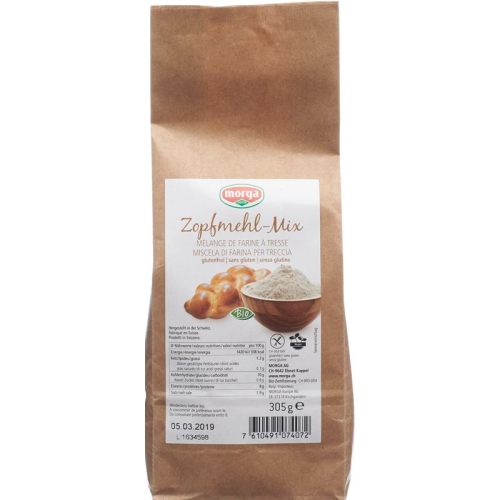 Morga Zopfmehl mix Gluten Free Organic 305 g buy online