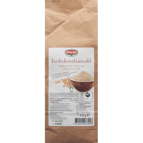 Morga Kichererbsenmehl Glutenfrei Bio 350g buy online