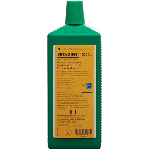 Betadine solution standardized Lös Fl 1000 ml buy online