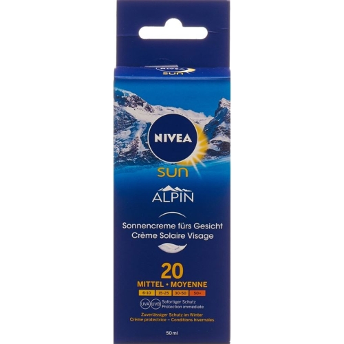 Nivea Sun Alpin Sonnencreme Gesicht LSF 20 50ml buy online