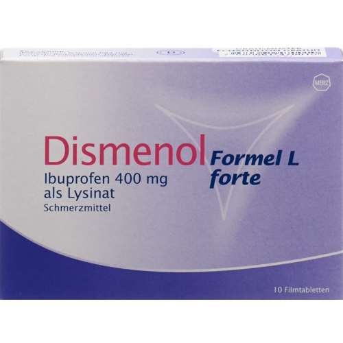 Dismenol Formel L Forte Filmtabletten 400mg 10 Stück buy online