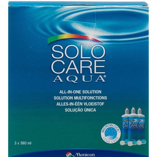 Solocare Aqua All-in-one 3 Flaschen 360ml buy online