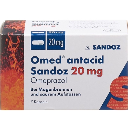 Omed Antacid Sandoz Kapseln 20mg 7 Stück buy online