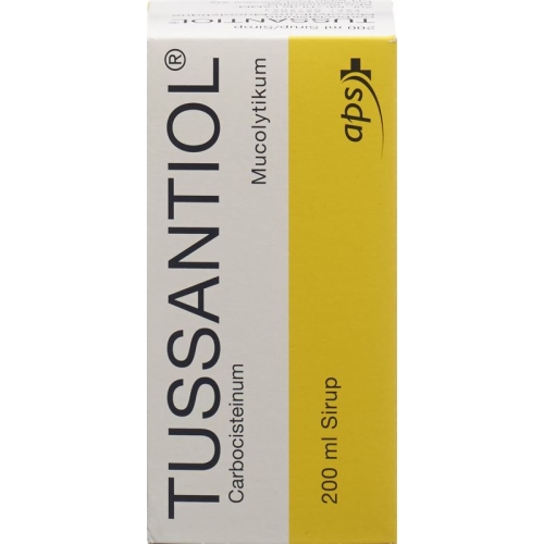 Tussantiol Sirup 750mg/15ml (neu) Flasche 200ml buy online