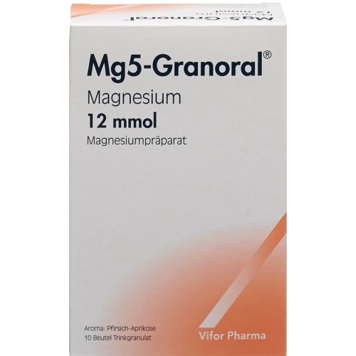 Mg5-granoral Granulat 12 Mmol Pfirs-Aprik Beutel 10 Stück buy online