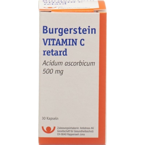 BURGERSTEIN Vitamin C Ret capsules 500 mg buy online