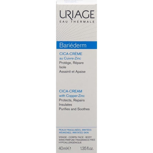 Uriage Bariederm Cica-Creme Reparatrice Tube 40ml buy online