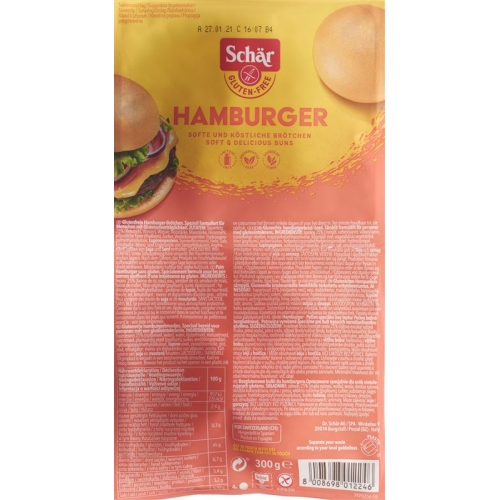 Schär Hamburger Brot Glutenfrei 4x 75g buy online