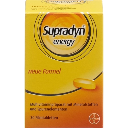 Supradyn Pro Energy-Complex Film-coated tablets Box of 30 buy online