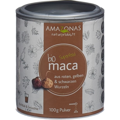 Maca Bio Pulver 100% Pur Dose 100g buy online