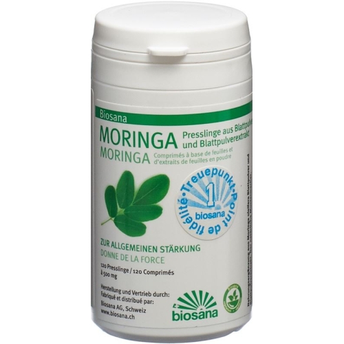 Biosana Moringa Blattplv/extrakt Tabletten Dose 120 Stück buy online