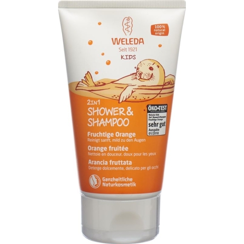 Weleda Kids 2in1 Shower&Shampoo Fruchtige Orange 150ml buy online