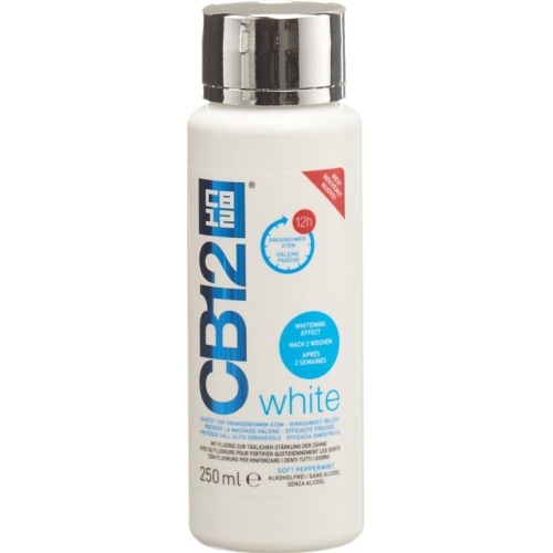 CB12 White Mouthwash Bottle 250ml buy online