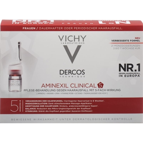 Vichy Dercos Aminexil Clinical 5 Women 21x 6ml buy online