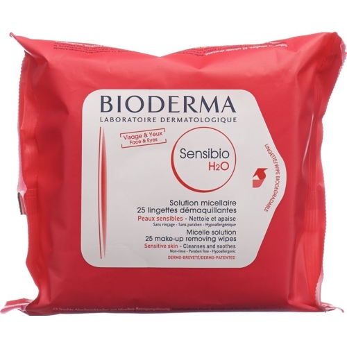 Bioderma Sensibio Lingettes H20 Ps 25 Stück buy online