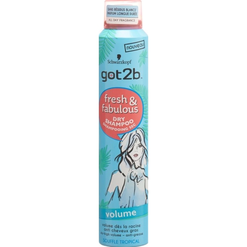 Got2b Fresh&fabulous Dry Shampoo Volume 200ml buy online