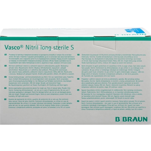 Vasco Nitril Handschuhe S Long Steril 50 Paar buy online