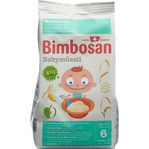 Bimbosan Bio-babymüesli ohne Zucker 6m 500g buy online