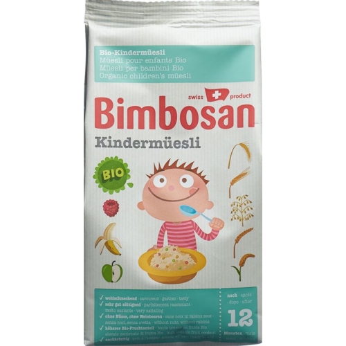 Bimbosan Bio-Kindermüesli ohne Zucker 500g buy online