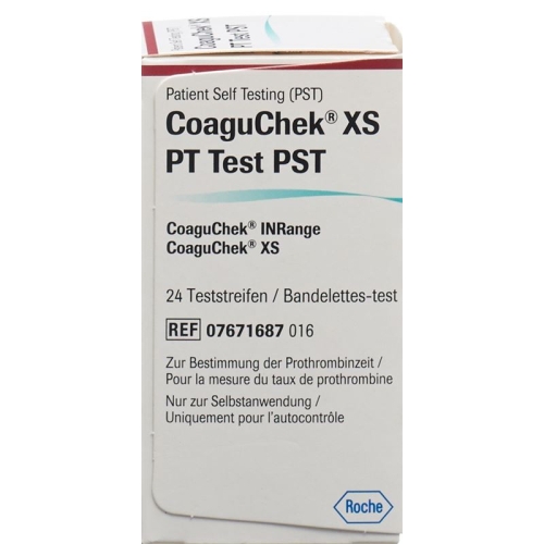 CoaguChek XS PT PST German / Italian / Dutch / French 24 pcs buy online