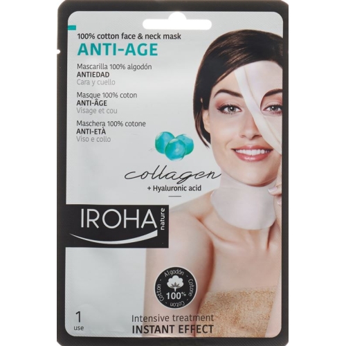 Iroha Cotton Face&neck Mask A Age 30ml buy online