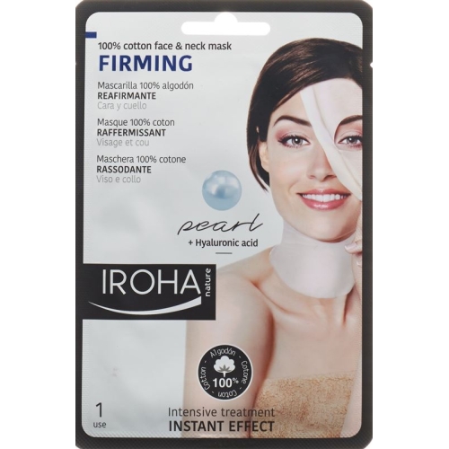 Iroha Cotton Face&neck Mask Firm 30ml buy online