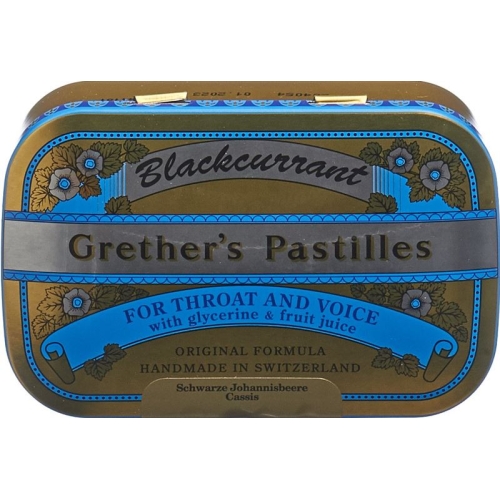 Grether’s Pastilles Blackcurrant Dose 110g buy online