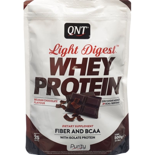 Qnt Light Digest Whey Protein Belgian Choco 500g buy online