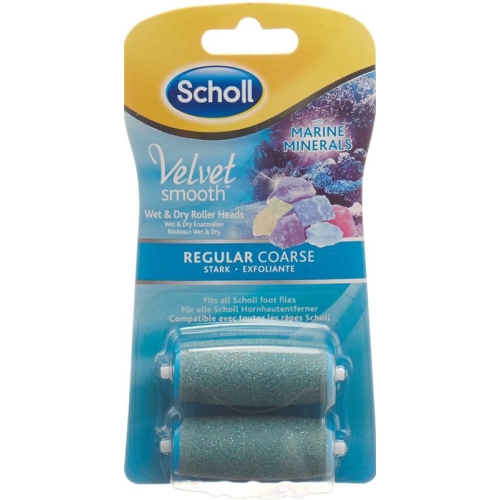 Scholl Velvet Smooth Wet & Dry Ersatzrollen stark 2 Stück buy online