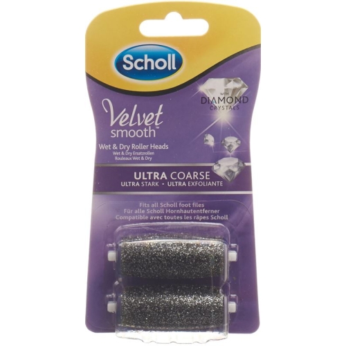 Erdatzrollen Scholl Velvet Smooth Pedi Roll Extra Stark Diamant 2 Stück buy online