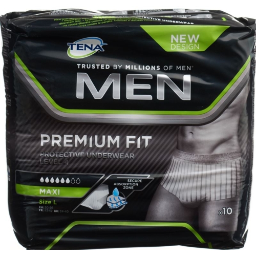 Tena Men Premium Fit Underwear Level 4 L 10 Stück buy online